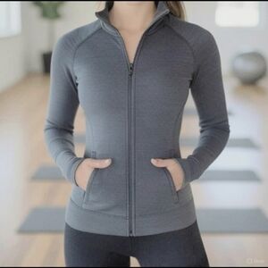 All in Motion Heather Gray Zip-Up Jacket